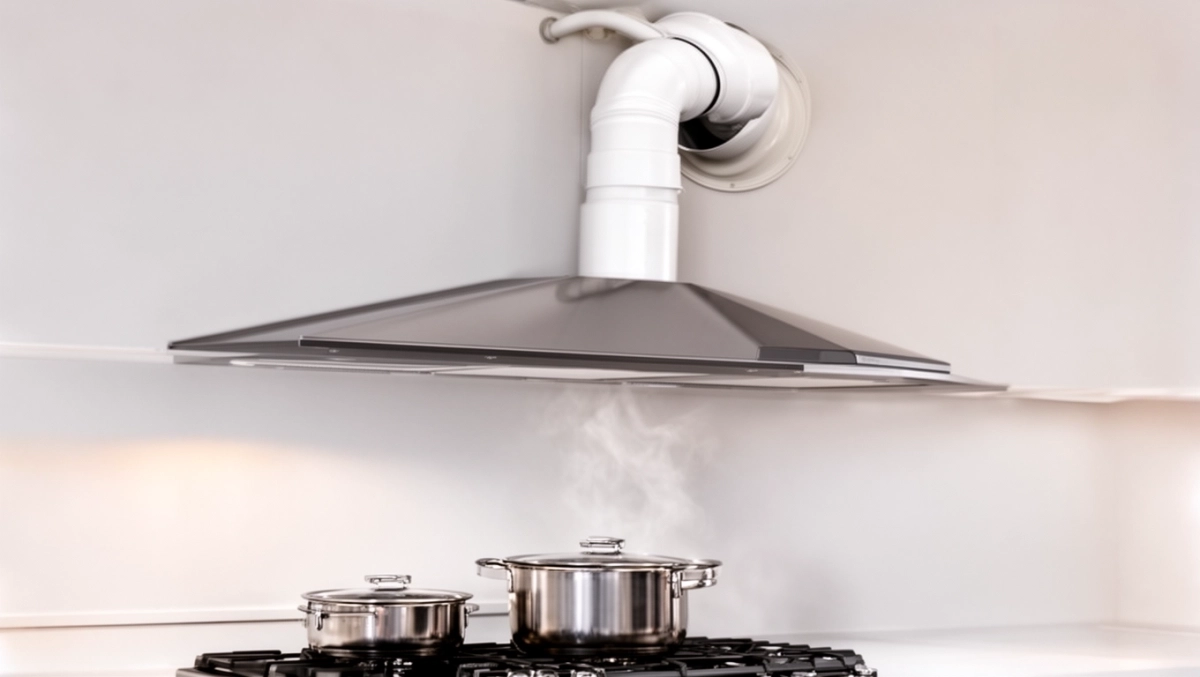 jak podłączyć okap do komina