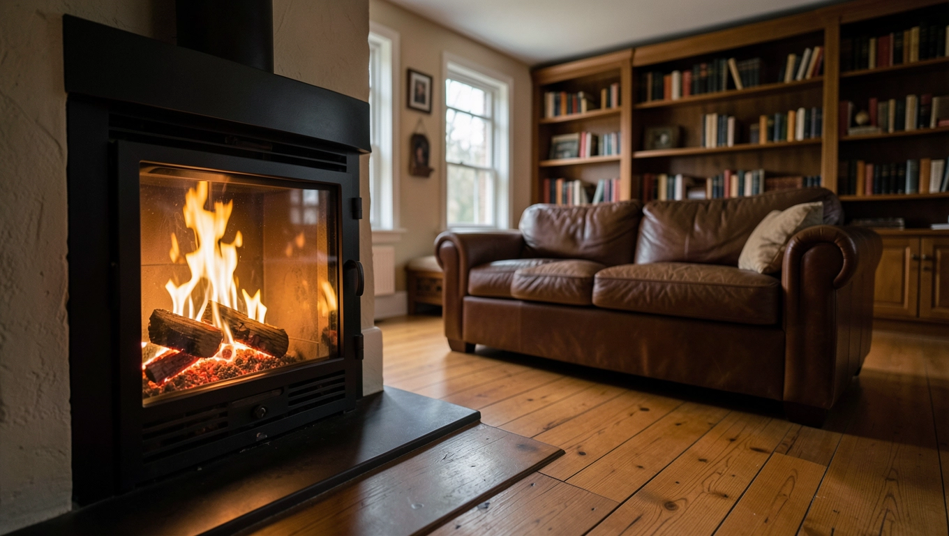 Kominek 8kW na ile metrów