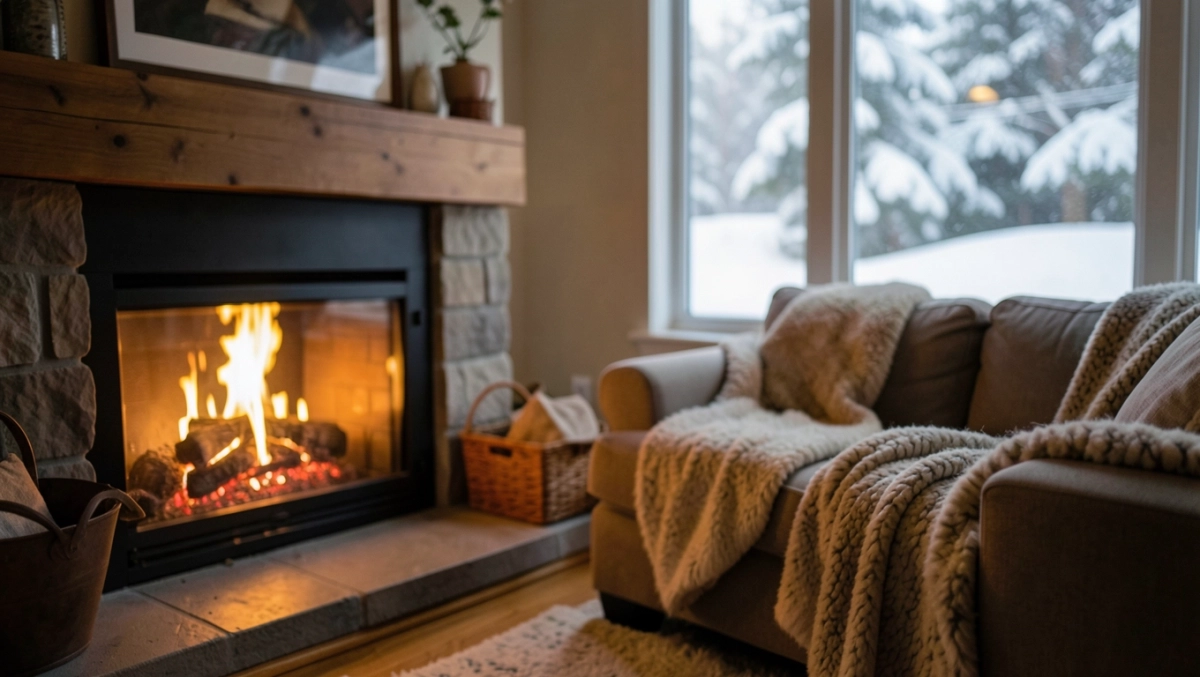 Kominek do ogrzania domu 100m2