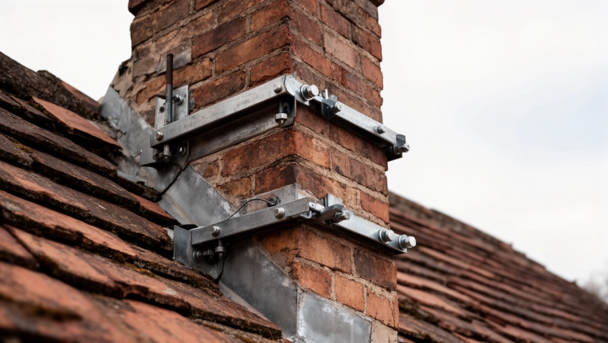 Mocowanie komina do ściany