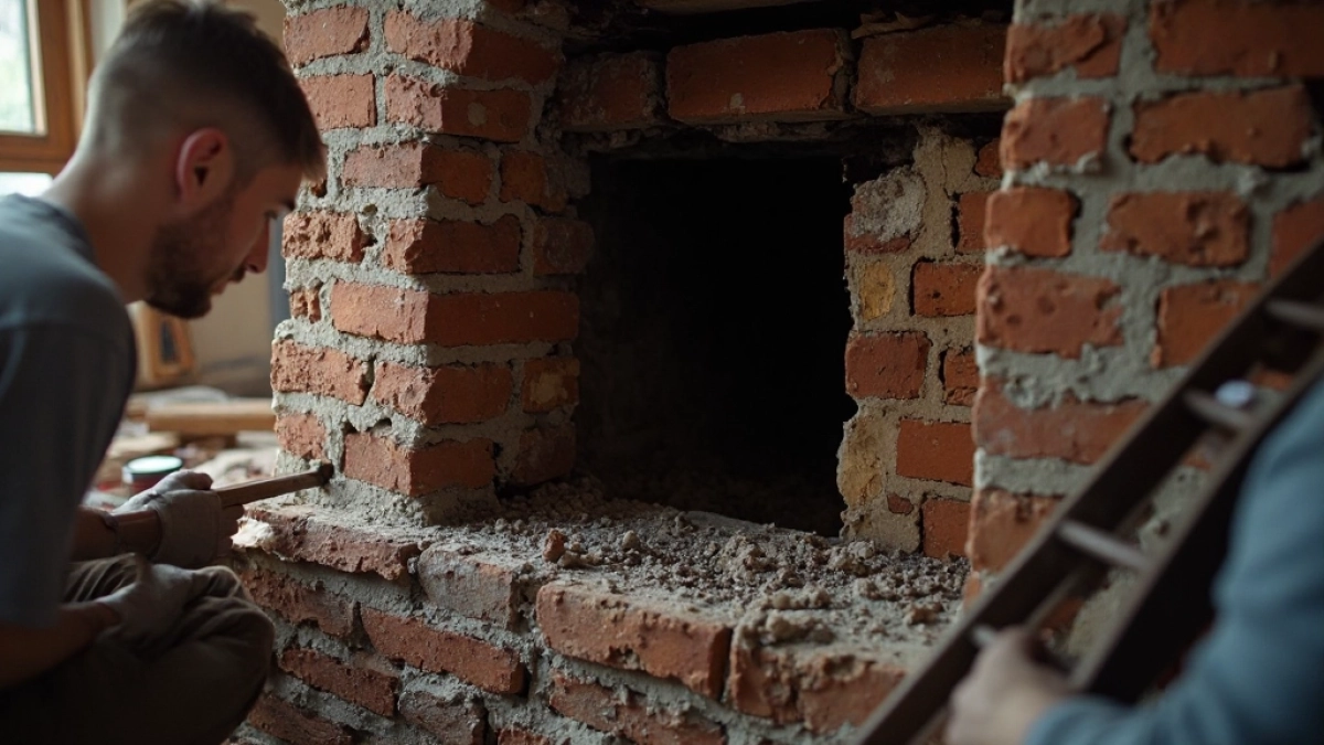Montaż wkładu kominowego w starym kominie cena