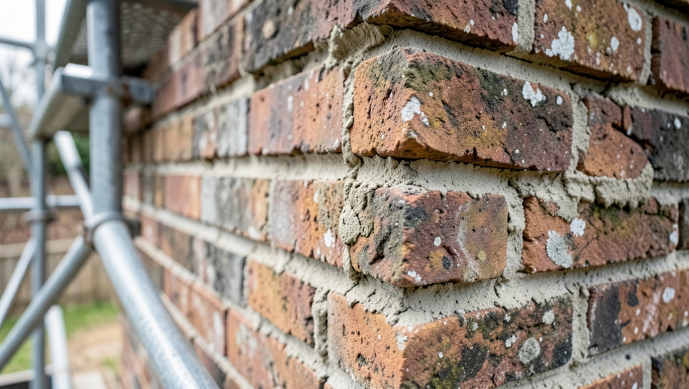 Naprawa komina z cegły