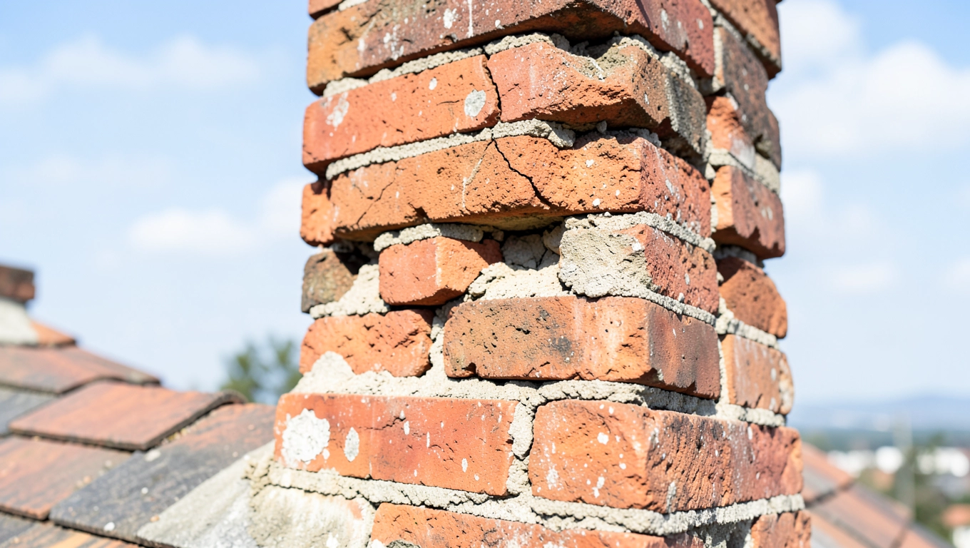Pęknięty komin z cegły jak naprawić