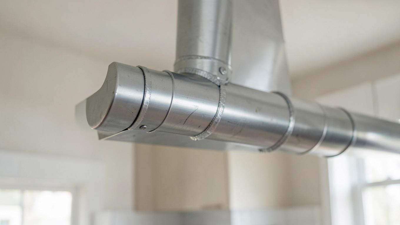 podłączenie okapu do komina