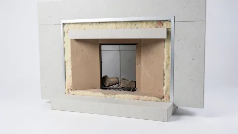 budowa kominka z płyt krzemianowowapniowych