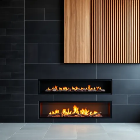 Co na ścianę za kominkiem