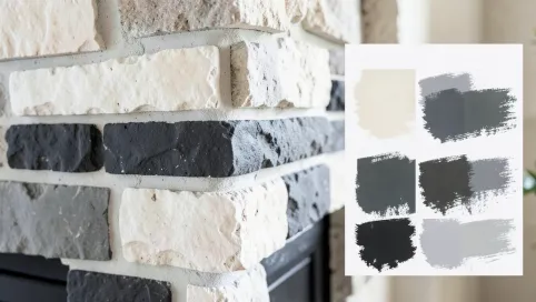 Czym pomalować piaskowiec na kominku