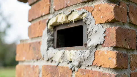 Czym zaślepić otwór w kominie