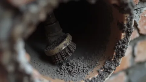 czyszczenie komina ceramicznego