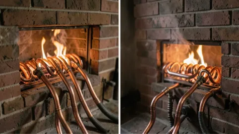 Jak przerobić zwykły kominek na kominek z płaszczem wodnym