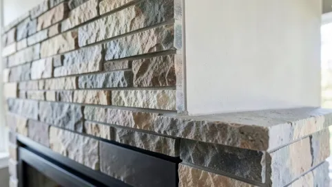 Jak wykończyć ścianę przy kominku