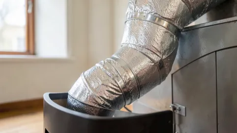 Jaki komin do kominka przy rekuperacji