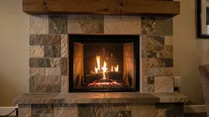 Jakie płytki wokół kominka