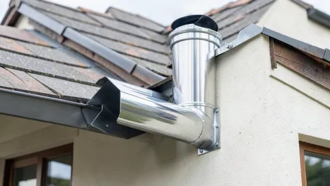 Montaż komina stalowego na zewnątrz cena