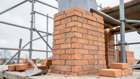 Murowanie komina z cegły cennik