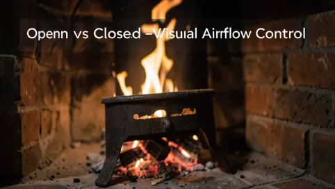 szyber w kominku otwarty czy zamknięty