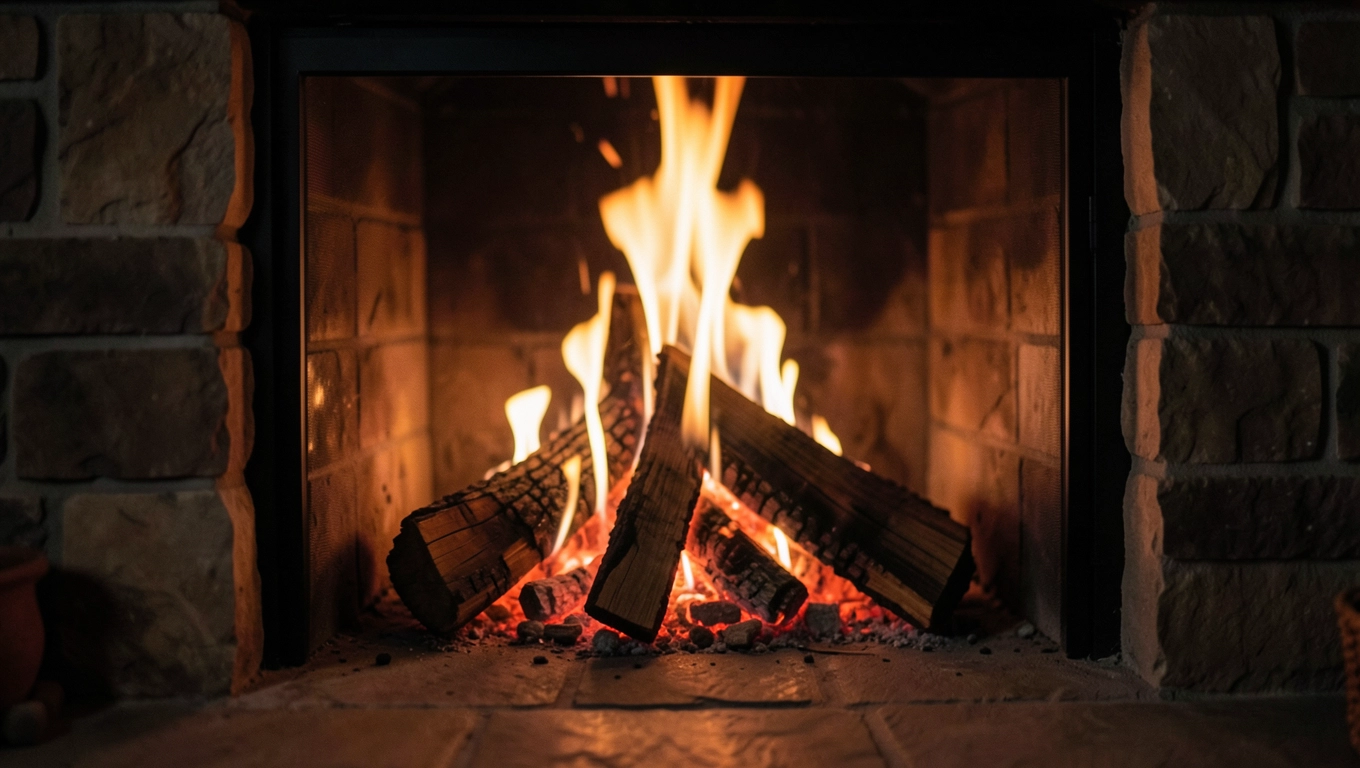 Wygaszacz ekranu kominek do pobrania