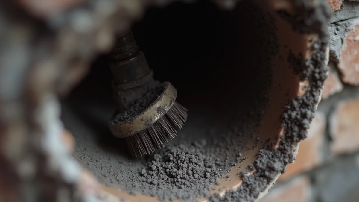 czyszczenie komina ceramicznego