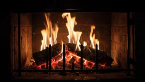 jaka jest temperatura w kominku
