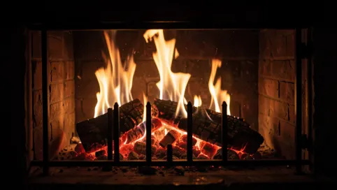 jaka jest temperatura w kominku