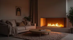 Jaki kominek do salonu 30m2