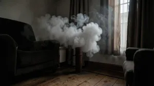 Smród z komina w pokoju