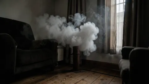 Smród z komina w pokoju